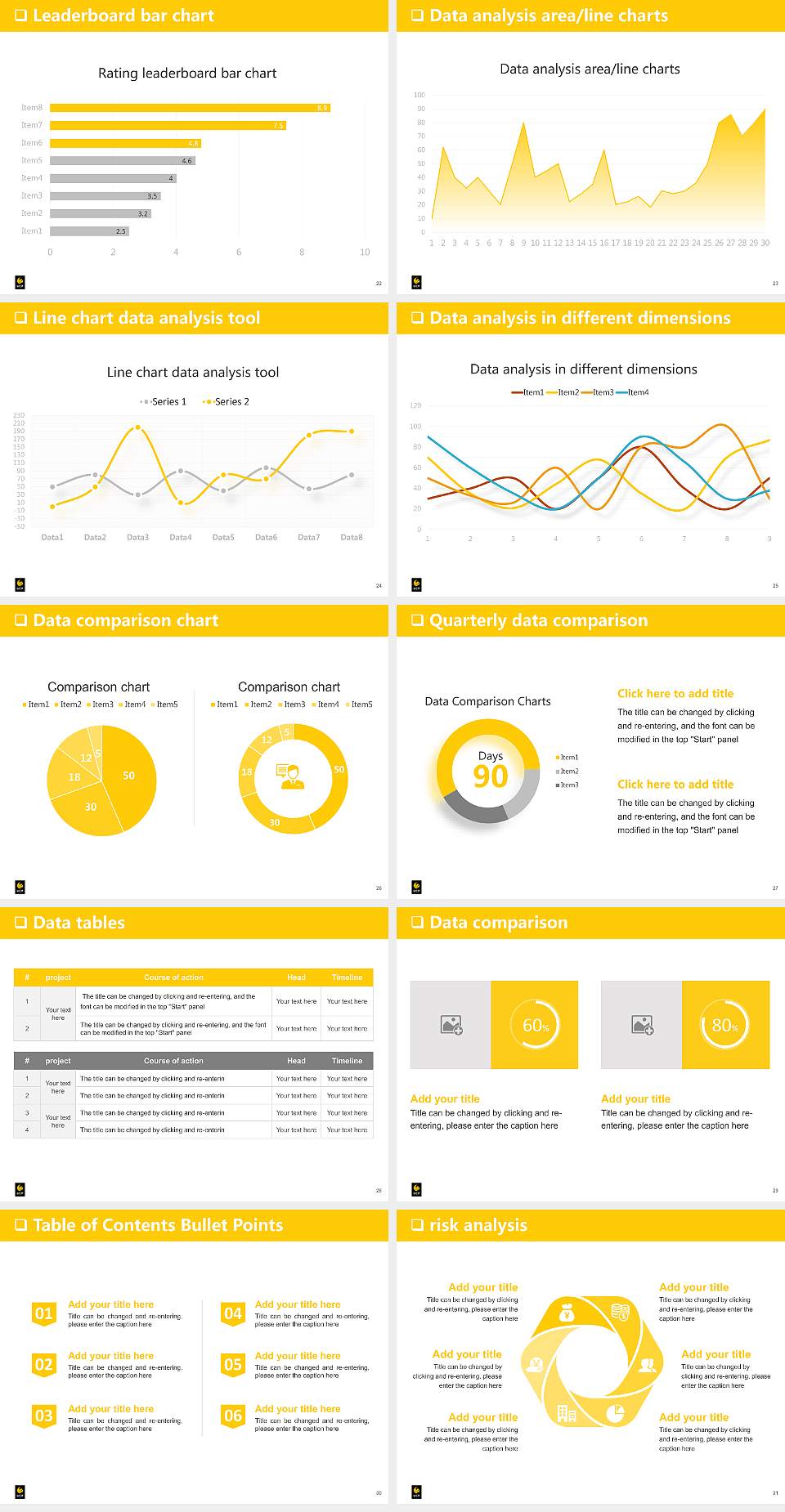 University of Central Florida General Purpose PPT Template4:3 ratio PPT effect preview image4