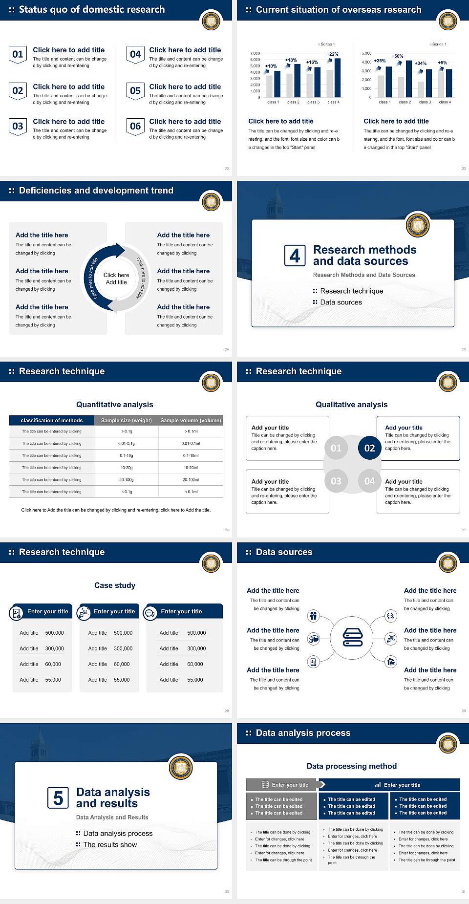 University of California-Berkeley Graduation Thesis Defense PPT Template4:3 ratio PPT effect preview image4