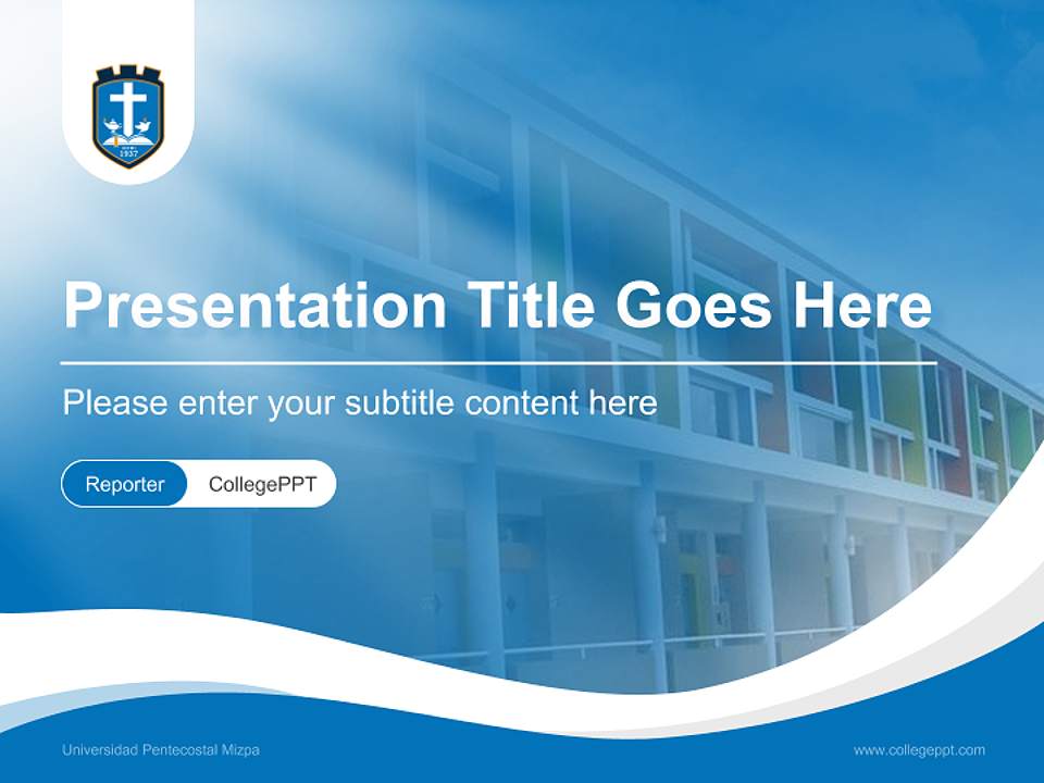 Universidad Pentecostal Mizpa Lecture Sharing and Networking Event PPT Template4:3 ratio PPT effect preview image4