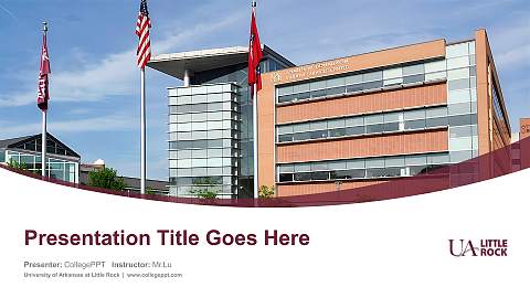 University of Arkansas at Little Rock Course/Courseware Creation PPT Template
