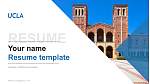 University of California-Los Angeles Lebenslauf Powerpoint Vorlage