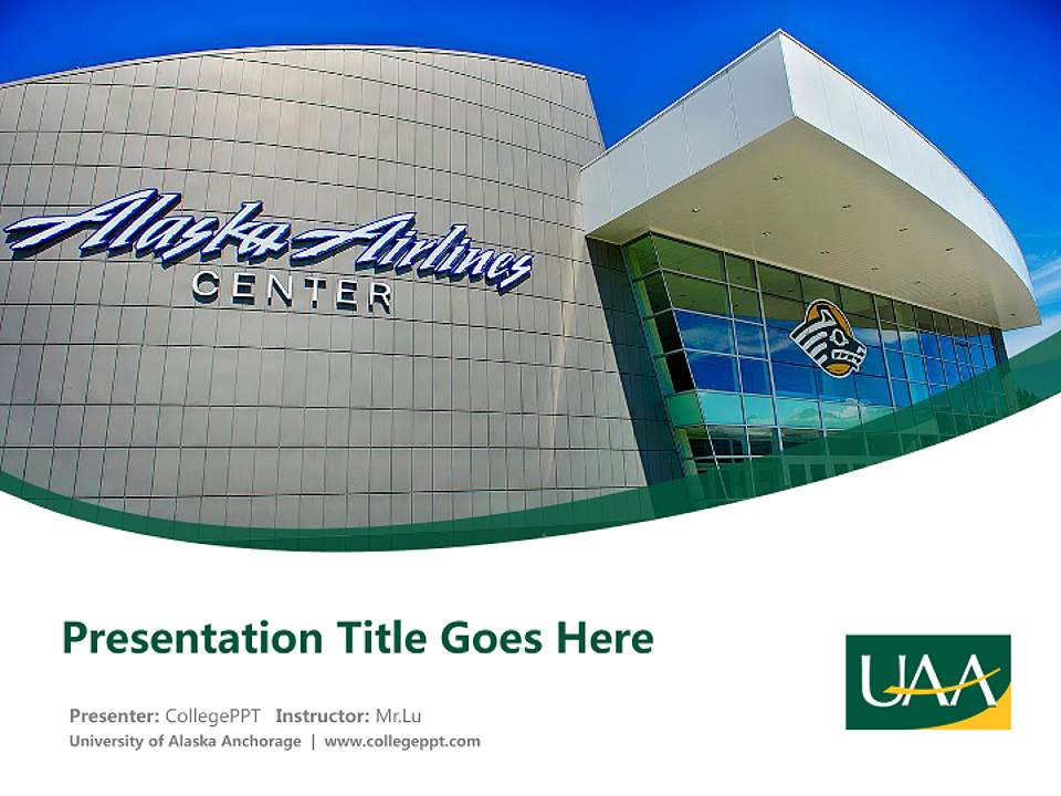 University of Alaska Anchorage Course/Courseware Creation PPT Template4:3 ratio PPT effect preview image5