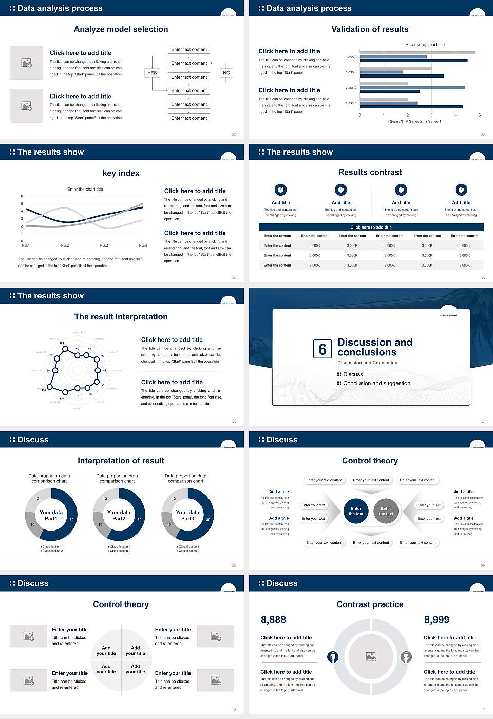 University of California-Santa Barbara Graduation Thesis Defense PPT Template16:9 ratio PPT effect preview image5