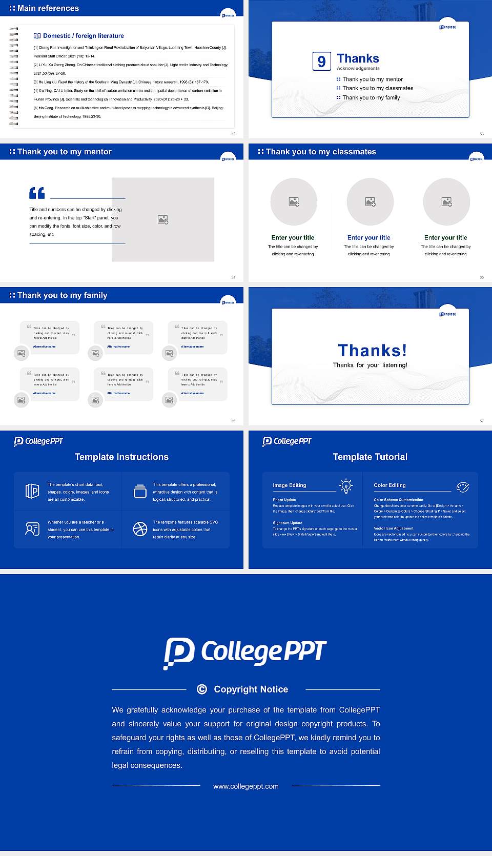 University of California-Riverside Graduation Thesis Defense PPT Template16:9 ratio PPT effect preview image7