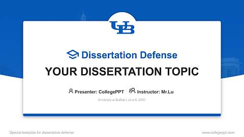 University at Buffalo Graduation Thesis Defense PPT Template
