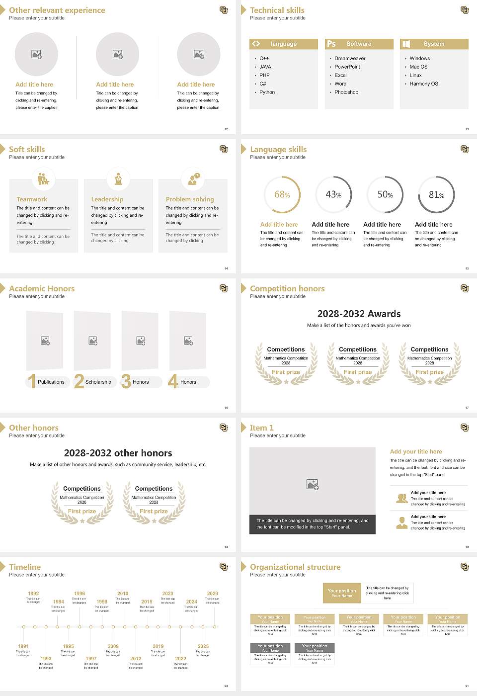 University of Colorado Anschutz Medical Campus Resume PPT Template16:9 ratio PPT effect preview image3