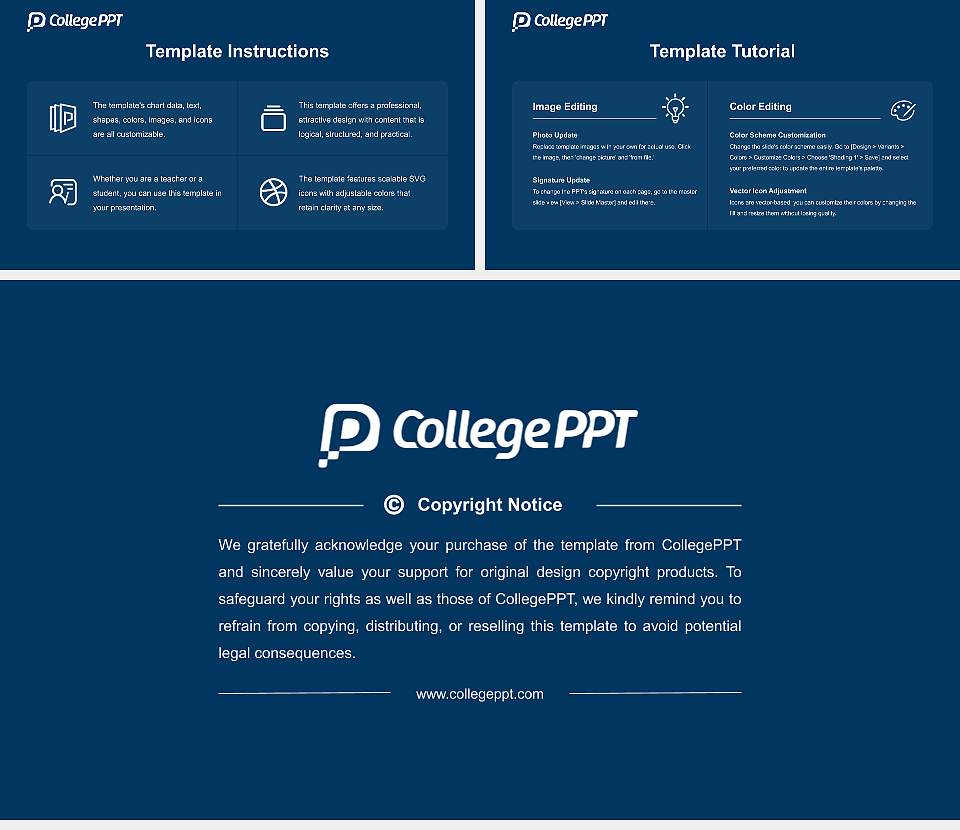 University of California-Santa Barbara Academic Presentation/Research Findings Report PPT Template16:9 ratio PPT effect preview image5