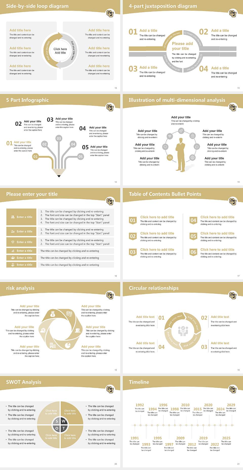 University of Colorado Anschutz Medical Campus Academic Presentation/Research Findings Report PPT Template4:3 ratio PPT effect preview image3