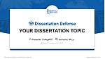 University of Delaware Graduation Thesis Defense PPT Template