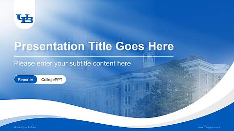 University at Buffalo Lecture Sharing and Networking Event PPT Template