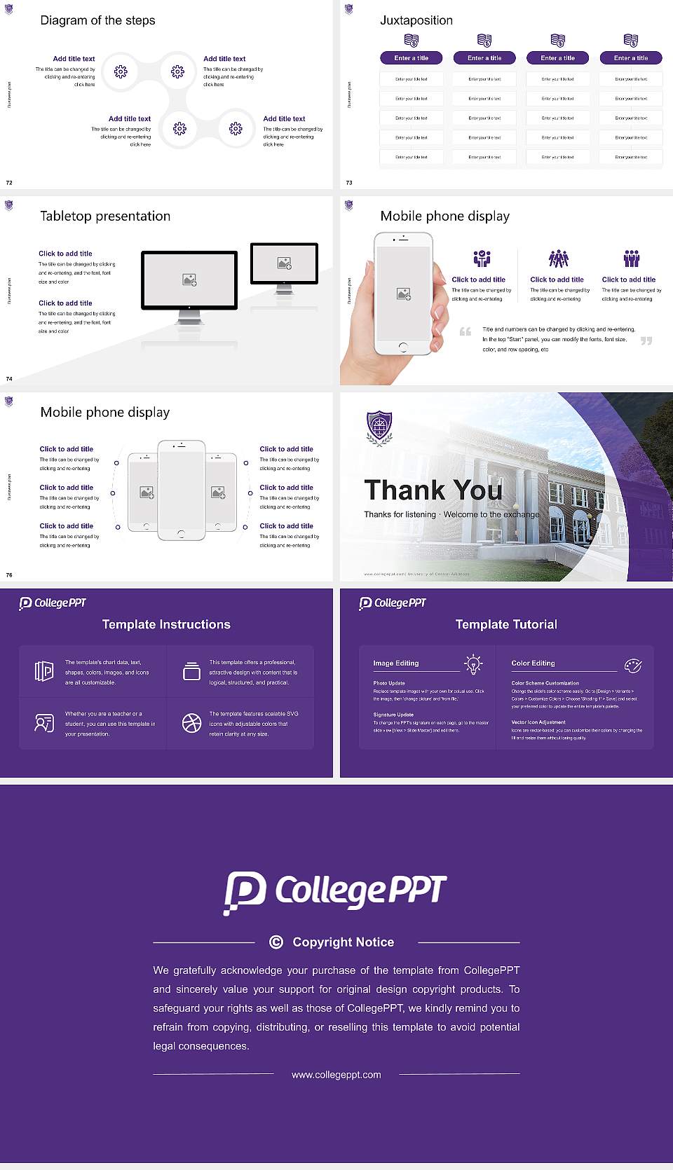 University of Central Arkansas Competition/Entrepreneurship Contest PPT Template16:9 ratio PPT effect preview image9