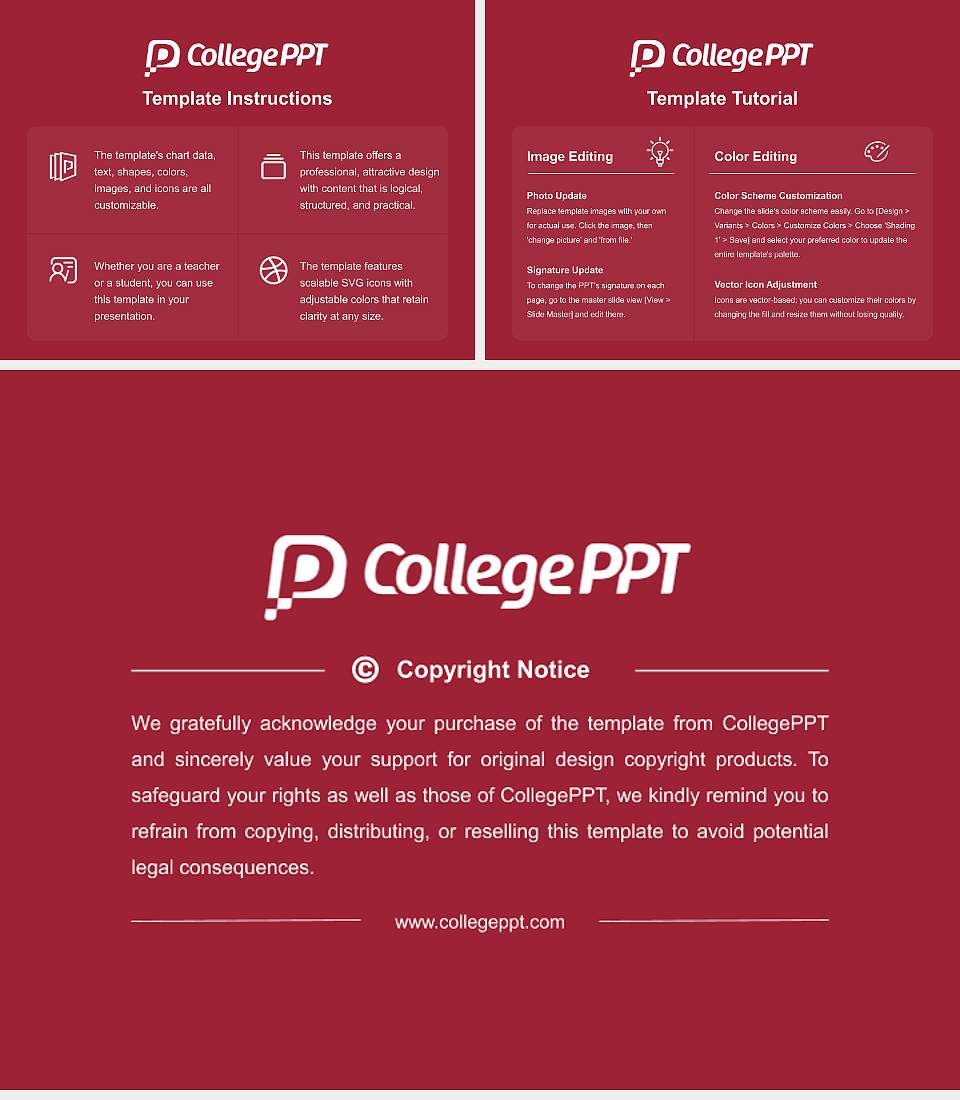 University of Arkansas for Medical Sciences Course/Courseware Creation PPT Template4:3 ratio PPT effect preview image5