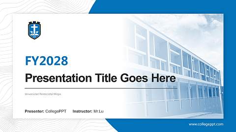 Universidad Pentecostal Mizpa Academic Presentation/Research Findings Report PPT Template