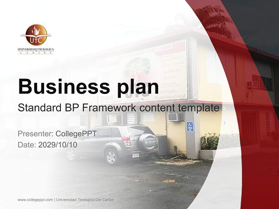 Universidad Teologica Del Caribe Competition/Entrepreneurship Contest PPT Template4:3 ratio PPT effect preview image9