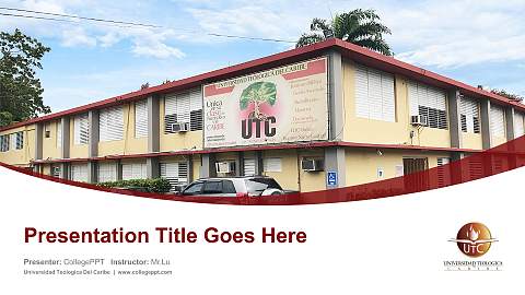 Universidad Teologica Del Caribe Course/Courseware Creation PPT Template