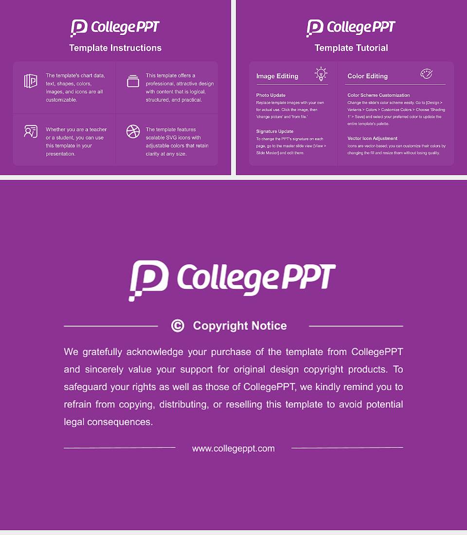 Universidad Central De Bayamon Course/Courseware Creation PPT Template4:3 ratio PPT effect preview image5