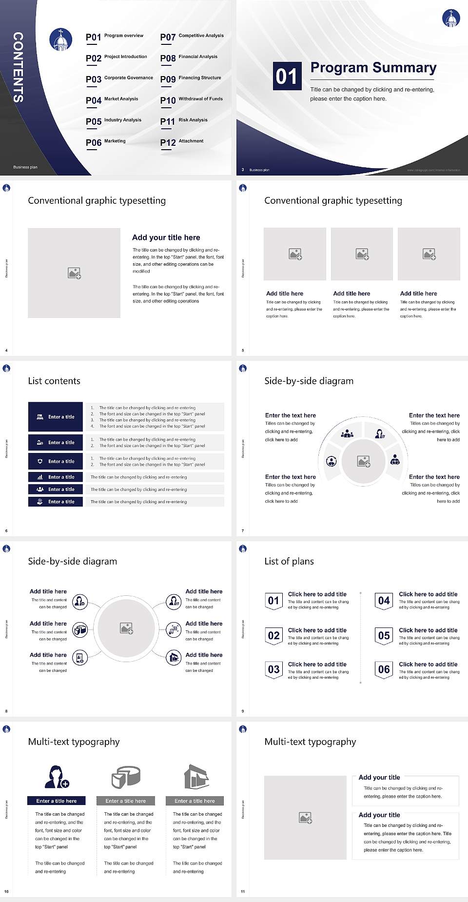 University of Dayton Competition/Entrepreneurship Contest PPT Template4:3 ratio PPT effect preview image2