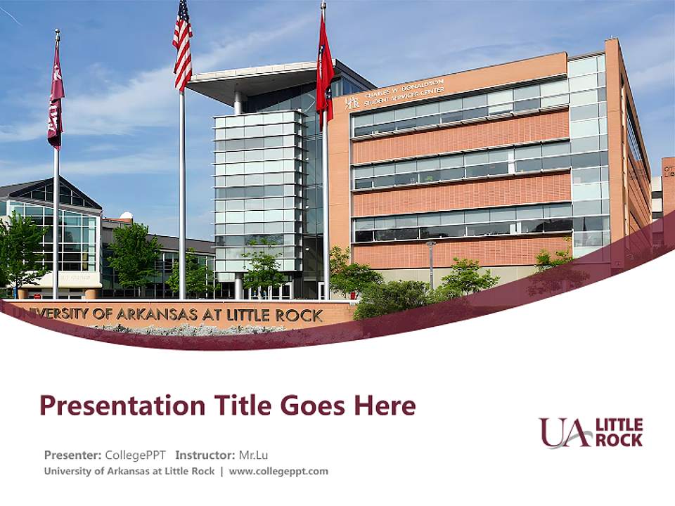 University of Arkansas at Little Rock Course/Courseware Creation PPT Template4:3 ratio PPT effect preview image5