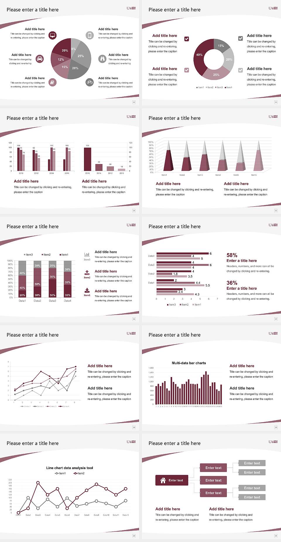 University of Arkansas at Little Rock Course/Courseware Creation PPT Template4:3 ratio PPT effect preview image3
