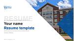 University of Delaware Resume PPT Template