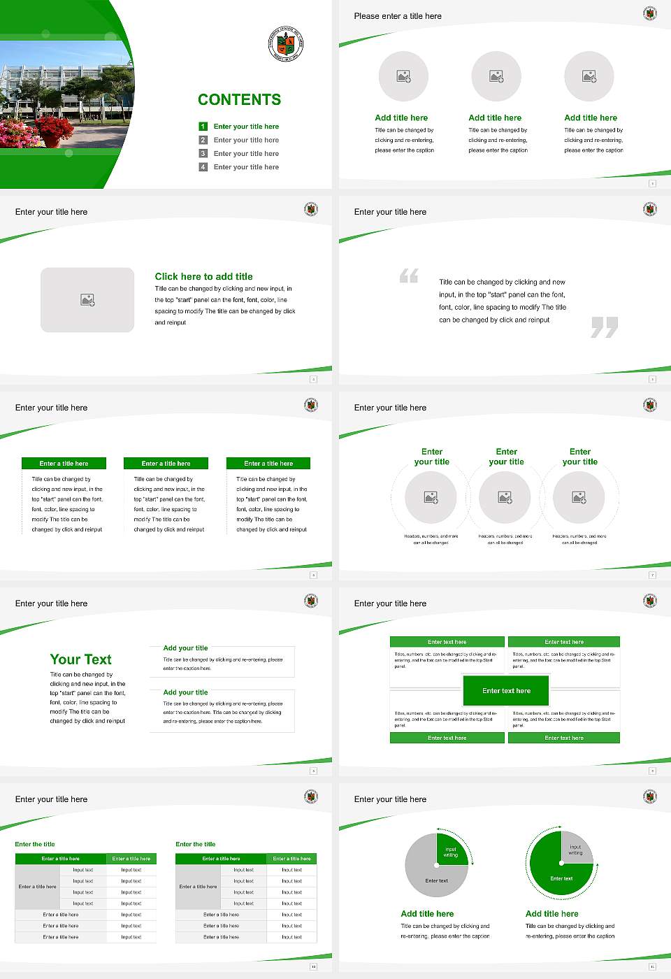 Universidad Central Del Caribe Course/Courseware Creation PPT Template16:9 ratio PPT effect preview image2