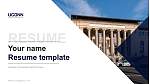 University of Connecticut-Hartford Campus Resume PPT Template