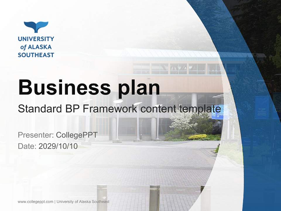 University of Alaska Southeast Competition/Entrepreneurship Contest PPT Template4:3 ratio PPT effect preview image9