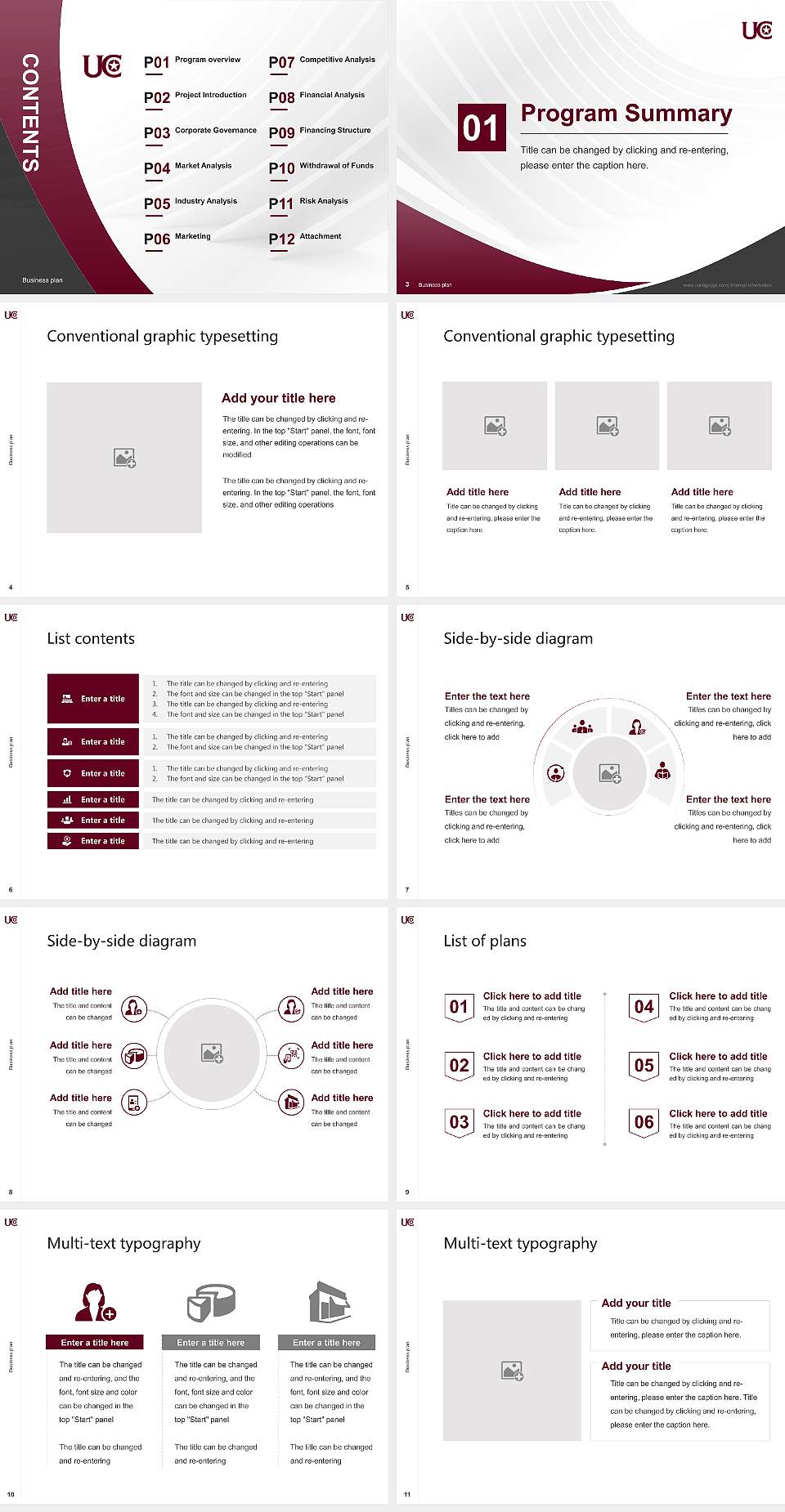 University of Charleston Competition/Entrepreneurship Contest PPT Template4:3 ratio PPT effect preview image2
