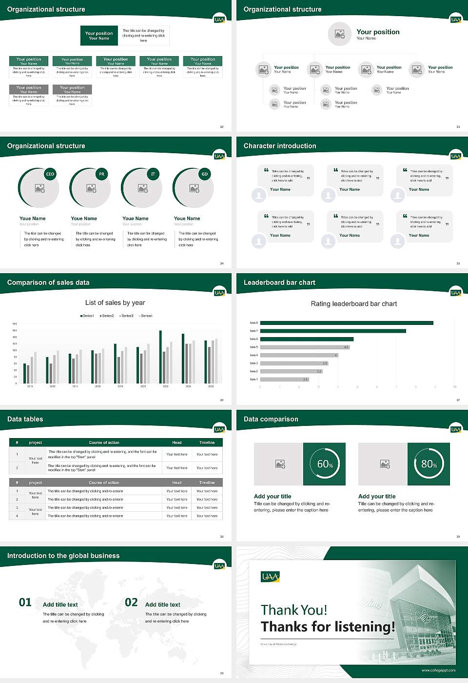 University of Alaska Anchorage Academic Presentation/Research Findings Report PPT Template16:9 ratio PPT effect preview image4