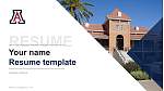 University of Arizona Lebenslauf Powerpoint Vorlage
