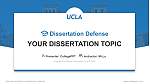 University of California-Los Angeles Disputation Powerpoint Vorlage
