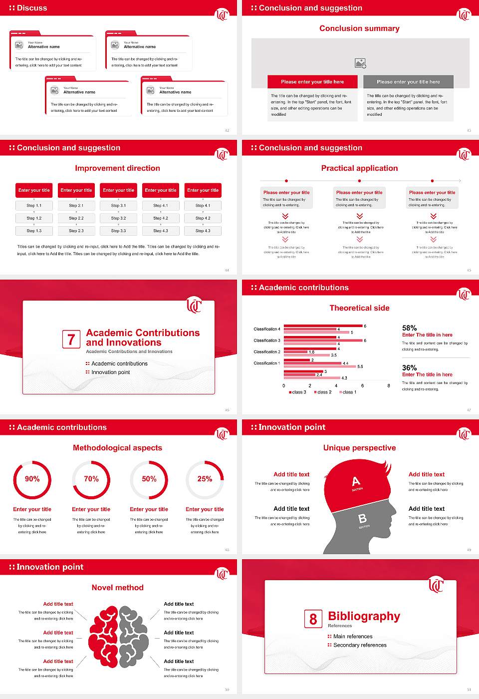 University of Cincinnati-Main Campus Graduation Thesis Defense PPT Template16:9 ratio PPT effect preview image6