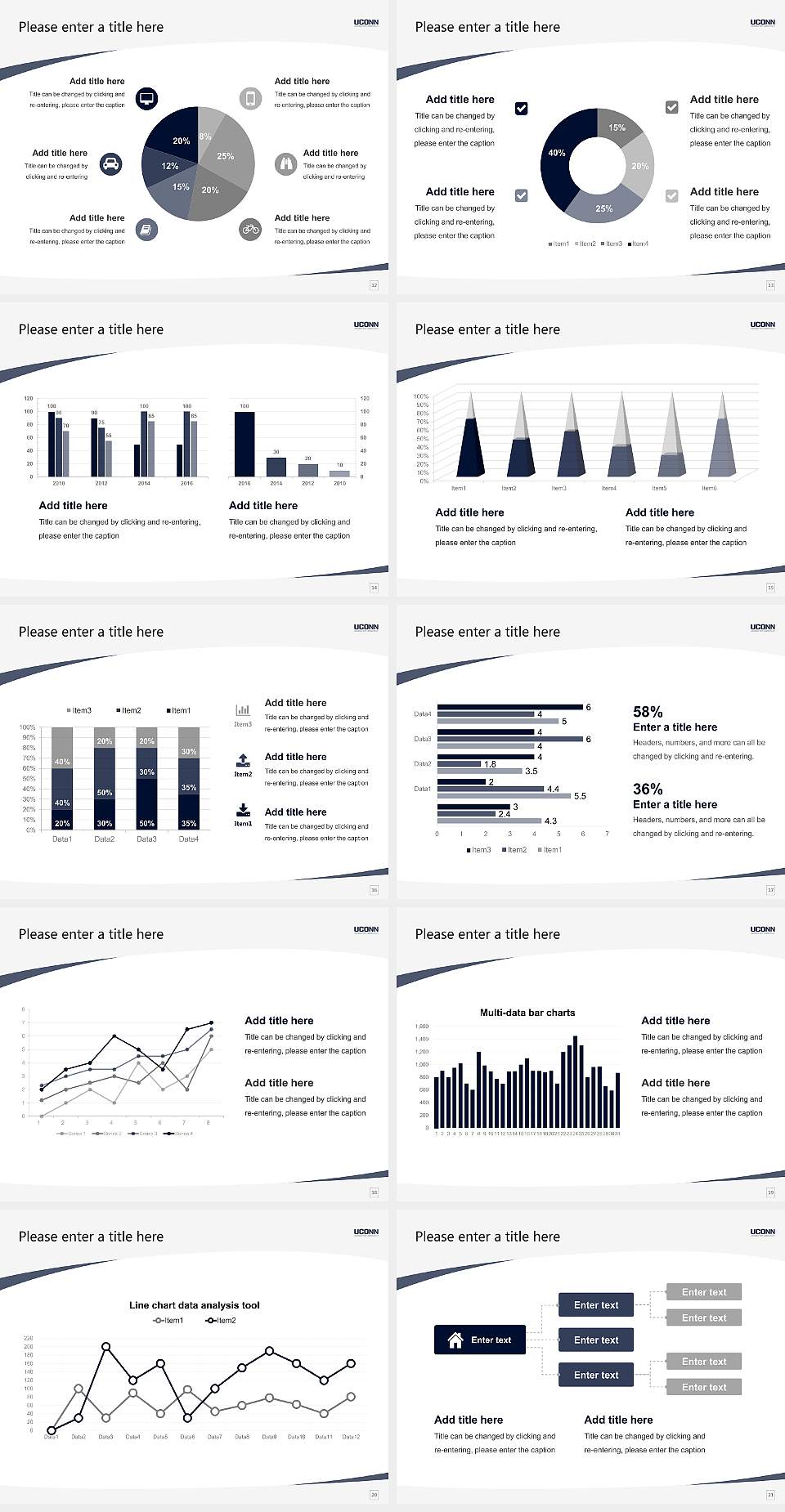 University of Connecticut-Hartford Campus Course/Courseware Creation PPT Template4:3 ratio PPT effect preview image3