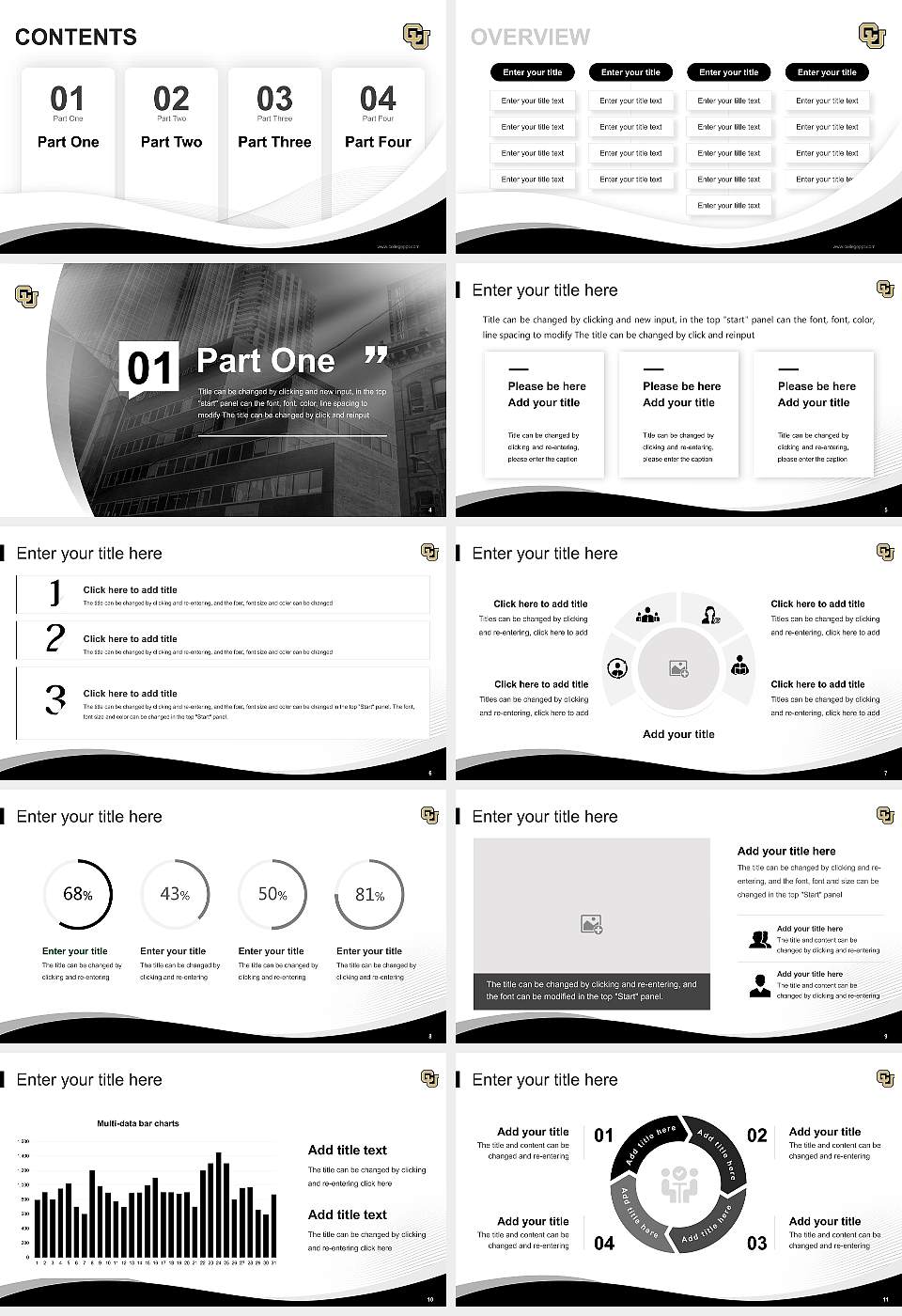 University of Colorado Denver Lecture Sharing and Networking Event PPT Template16:9 ratio PPT effect preview image2