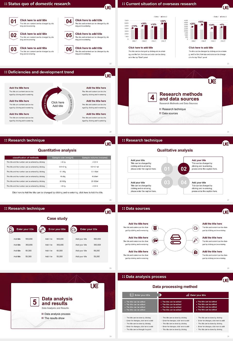 University of Charleston Graduation Thesis Defense PPT Template16:9 ratio PPT effect preview image4