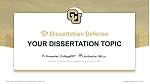 University of Colorado Anschutz Medical Campus Graduation Thesis Defense PPT Template
