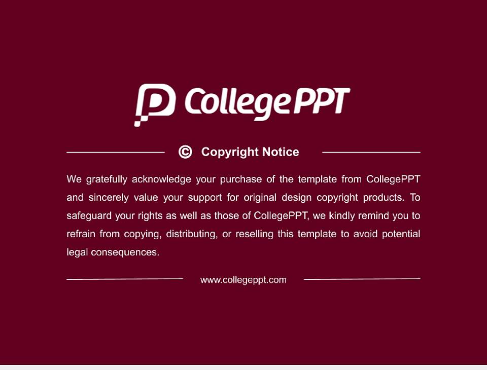 University of Charleston Resume PPT Template4:3 ratio PPT effect preview image5