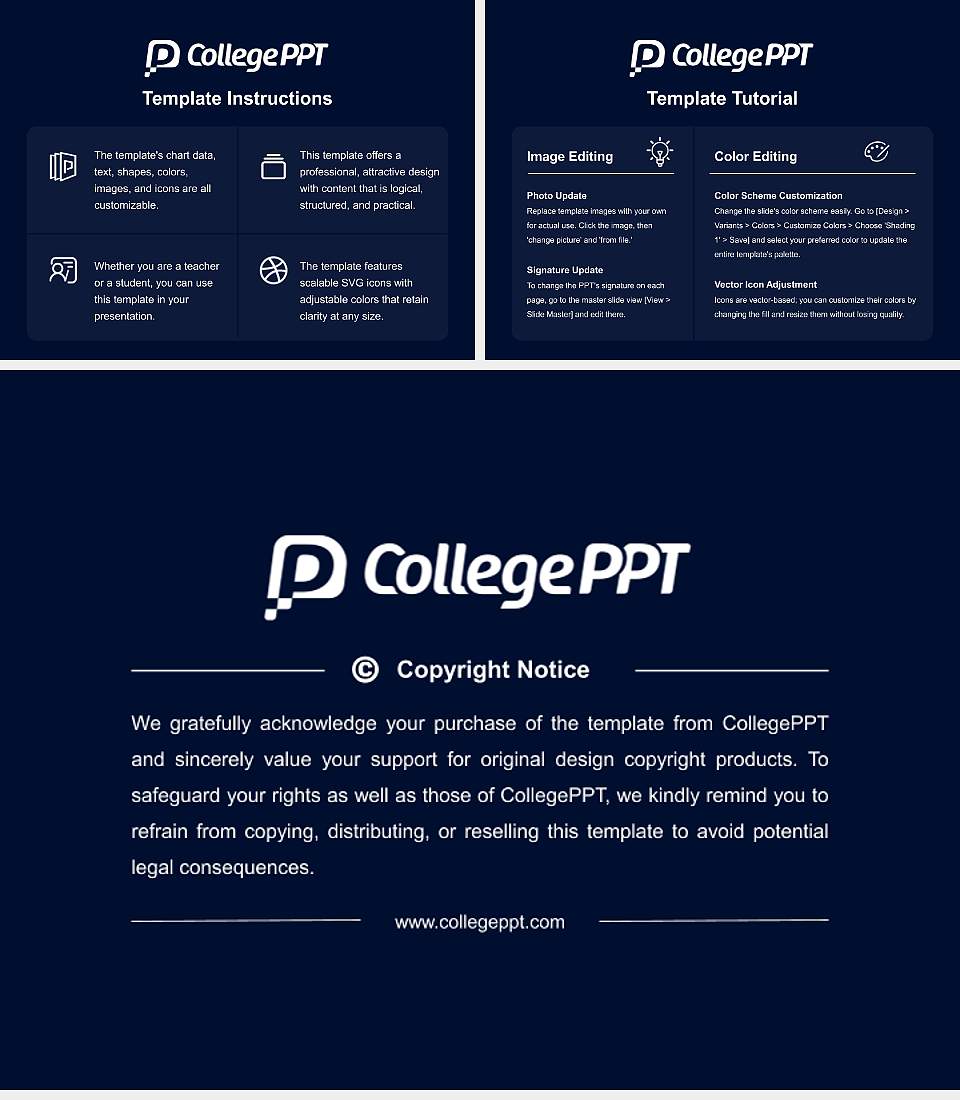 University of Connecticut Academic Presentation/Research Findings Report PPT Template4:3 ratio PPT effect preview image5