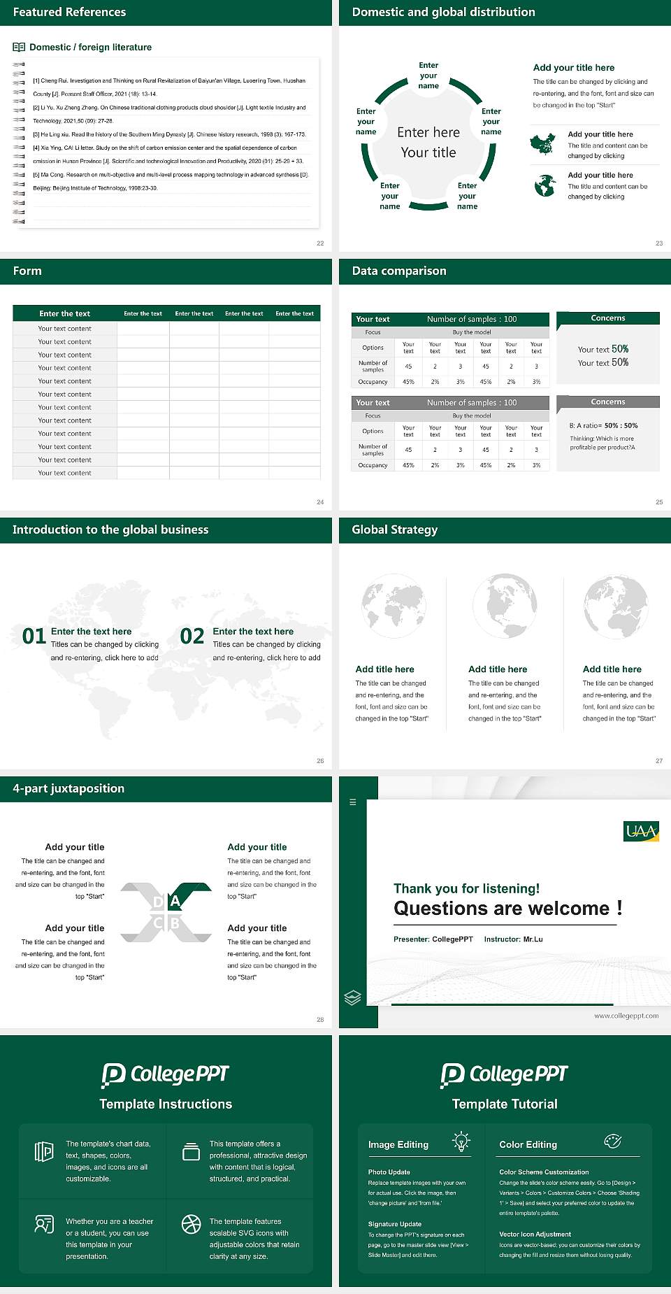 University of Alaska Anchorage Thesis Proposal/Graduation Defense PPT Template4:3 ratio PPT effect preview image4