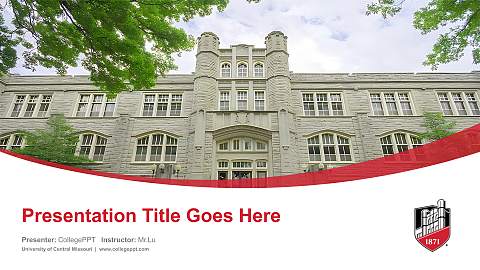 University of Central Missouri Course/Courseware Creation PPT Template