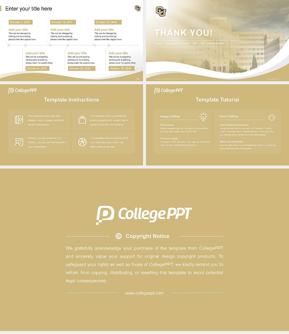 University of Colorado Anschutz Medical Campus Lecture Sharing and Networking Event PPT Template16:9 ratio PPT effect preview image4