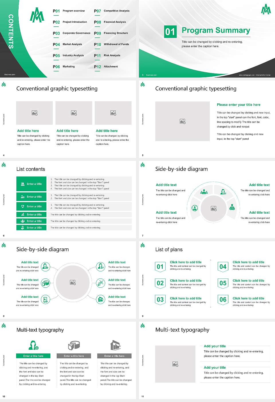 University of Arkansas at Monticello Competition/Entrepreneurship Contest PPT Template16:9 ratio PPT effect preview image2
