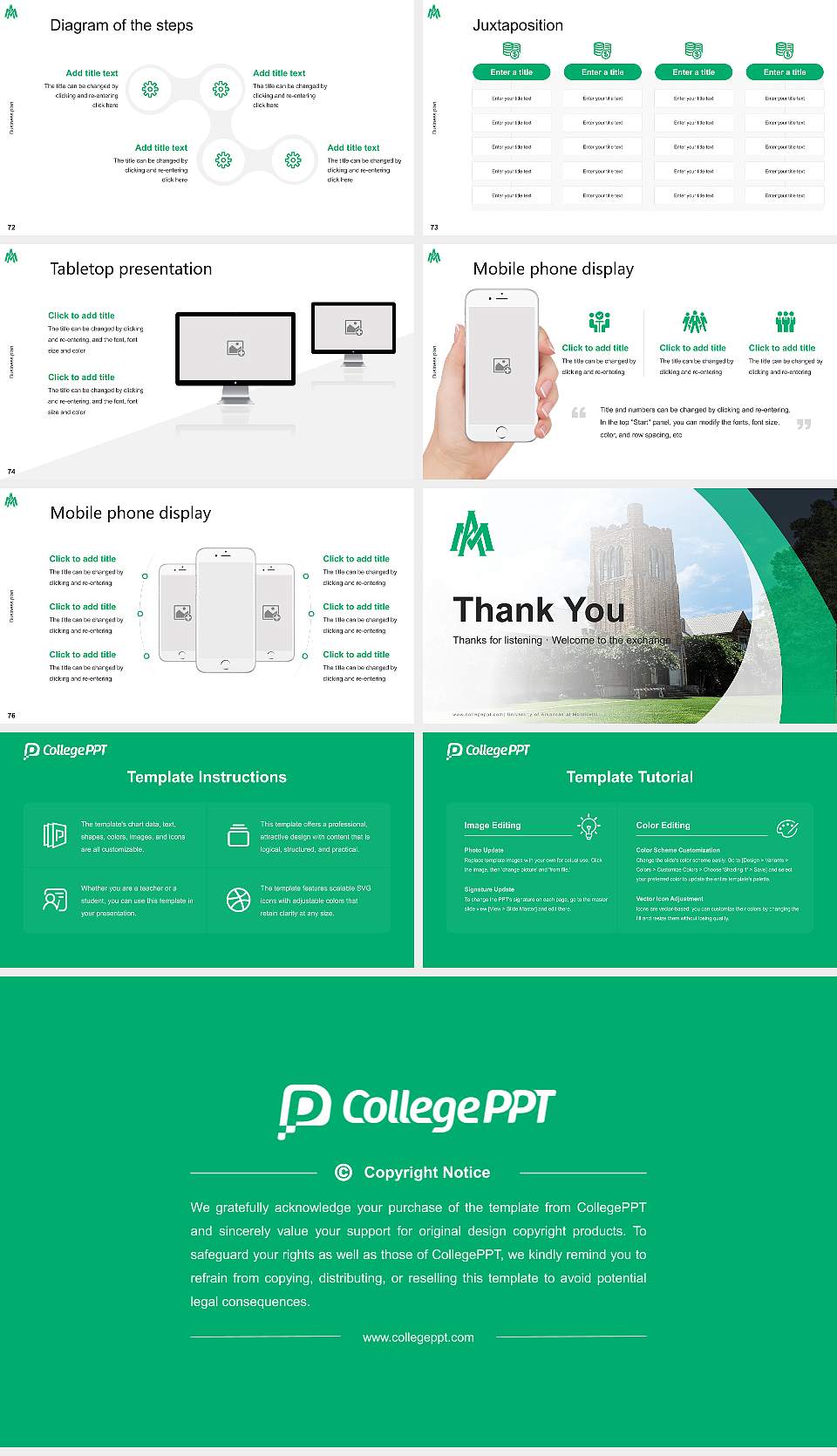 University of Arkansas at Monticello Competition/Entrepreneurship Contest PPT Template16:9 ratio PPT effect preview image9