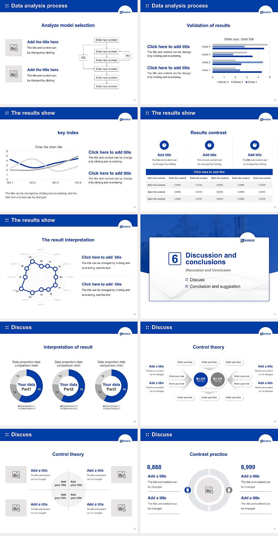 University of California-Riverside Graduation Thesis Defense PPT Template4:3 ratio PPT effect preview image5