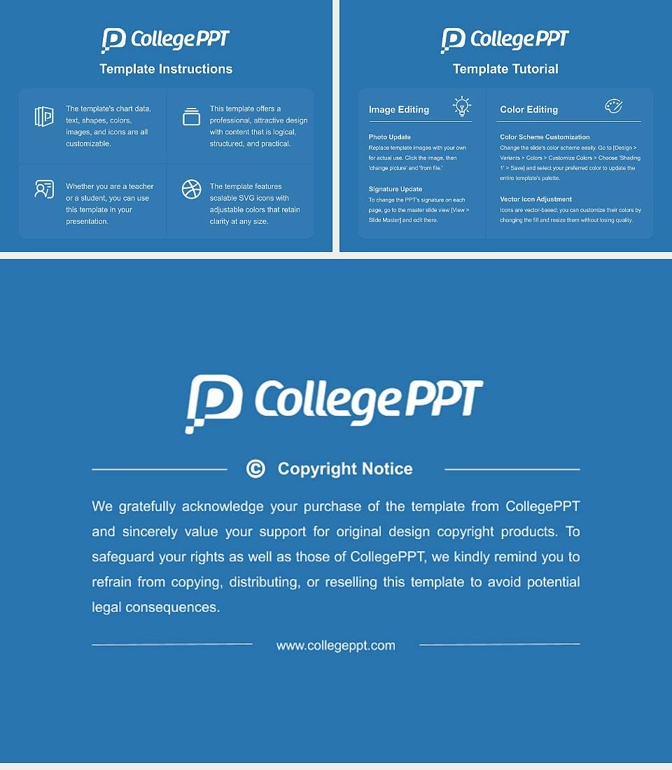 University of California-Los Angeles Academic Presentation/Research Findings Report PPT Template4:3 ratio PPT effect preview image5