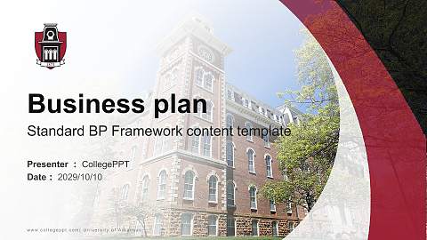 University of Arkansas Competition/Entrepreneurship Contest PPT Template