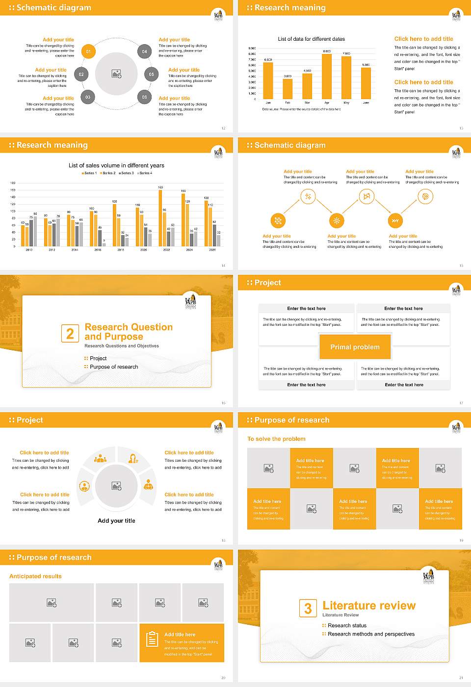 University of Arkansas at Pine Bluff Graduation Thesis Defense PPT Template16:9 ratio PPT effect preview image3