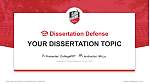 University of Central Missouri Graduation Thesis Defense PPT Template