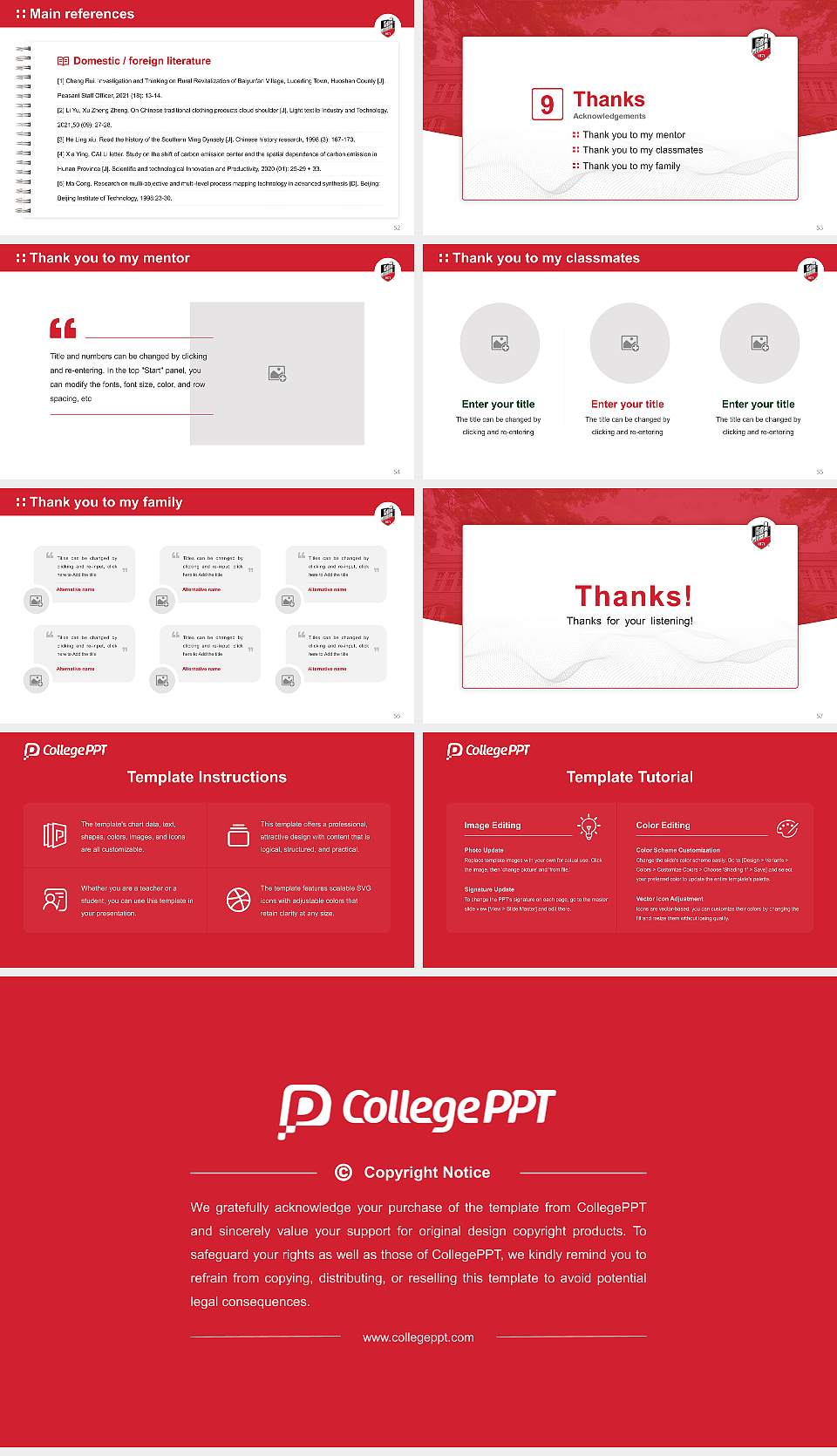 University of Central Missouri Graduation Thesis Defense PPT Template16:9 ratio PPT effect preview image7