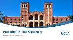 University of California-Los Angeles Unterricht Powerpoint Vorlage